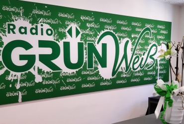 Radio Grün Weiß Banner