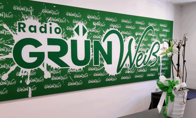 Kunde_Medien_Radio_Radio Grün Weiß_Banner_2021 Radio Grün Weiß Banner