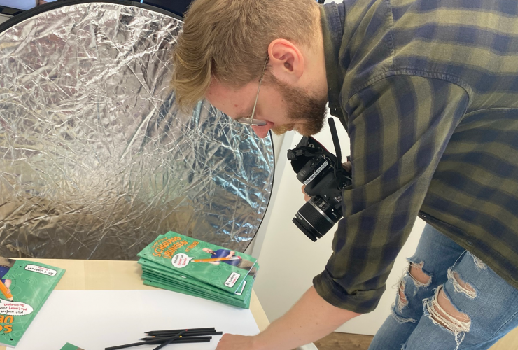 Grafiker Fotoshooting