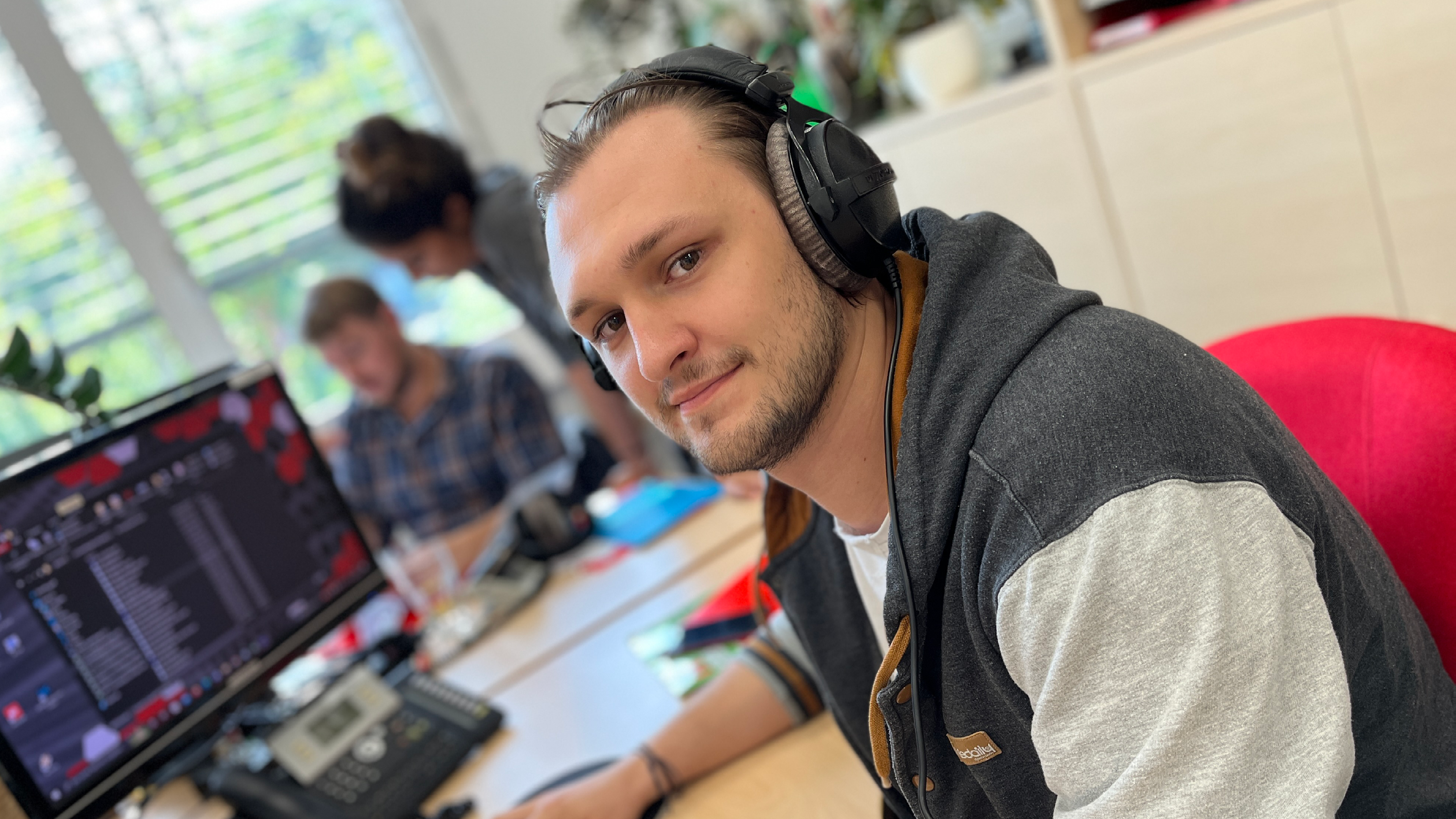 Praktikant Sebastian Liponik