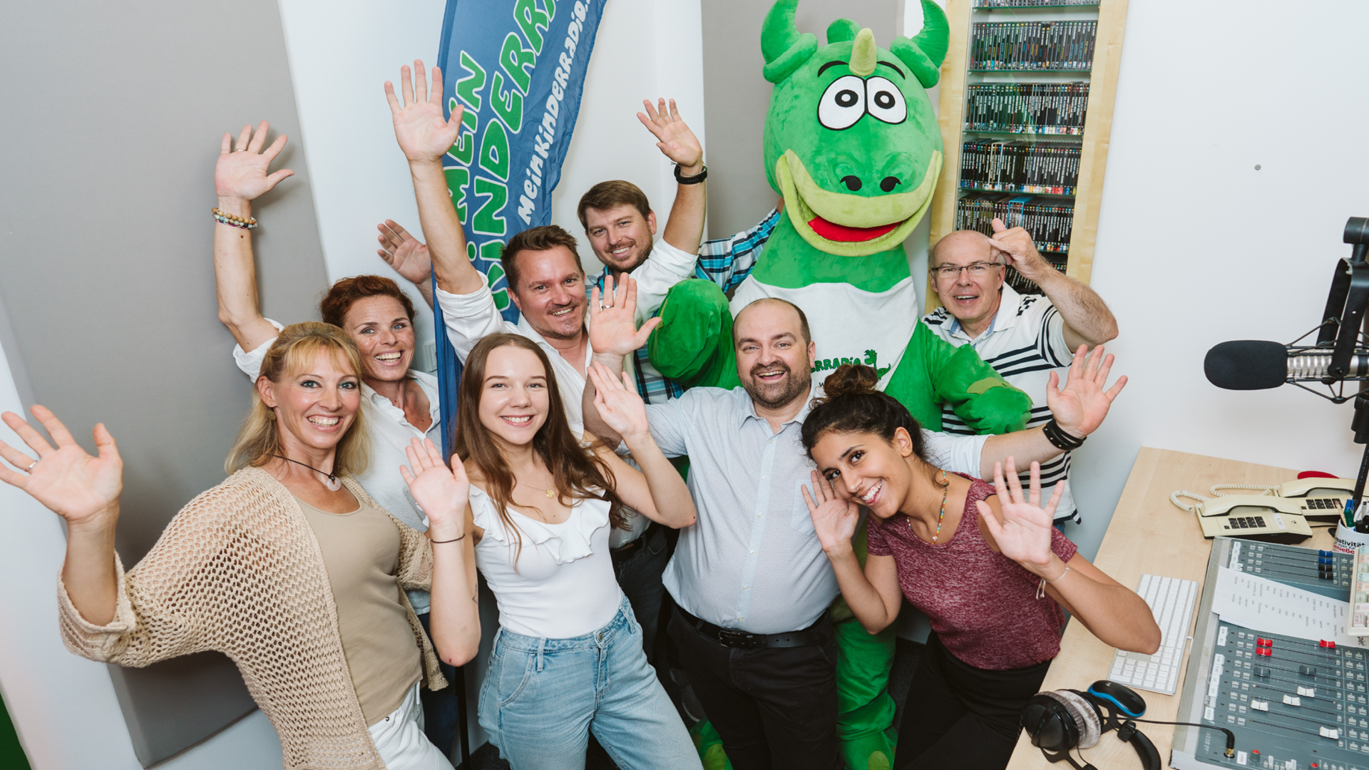 Mein Kinderradio / Team im Studio