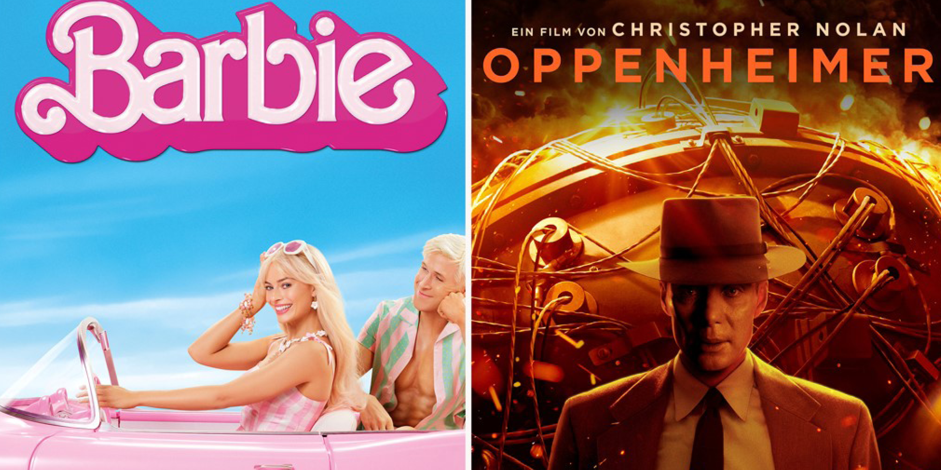 Barbie und Oppenheimer bei Sky