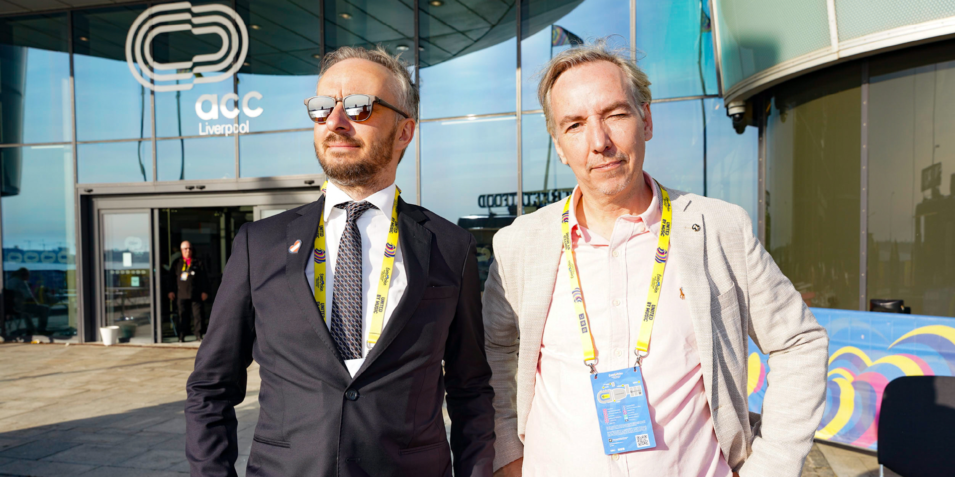 Böhmermann und Schulz Kommentatoren FM4Eurovision Song Contest 2024