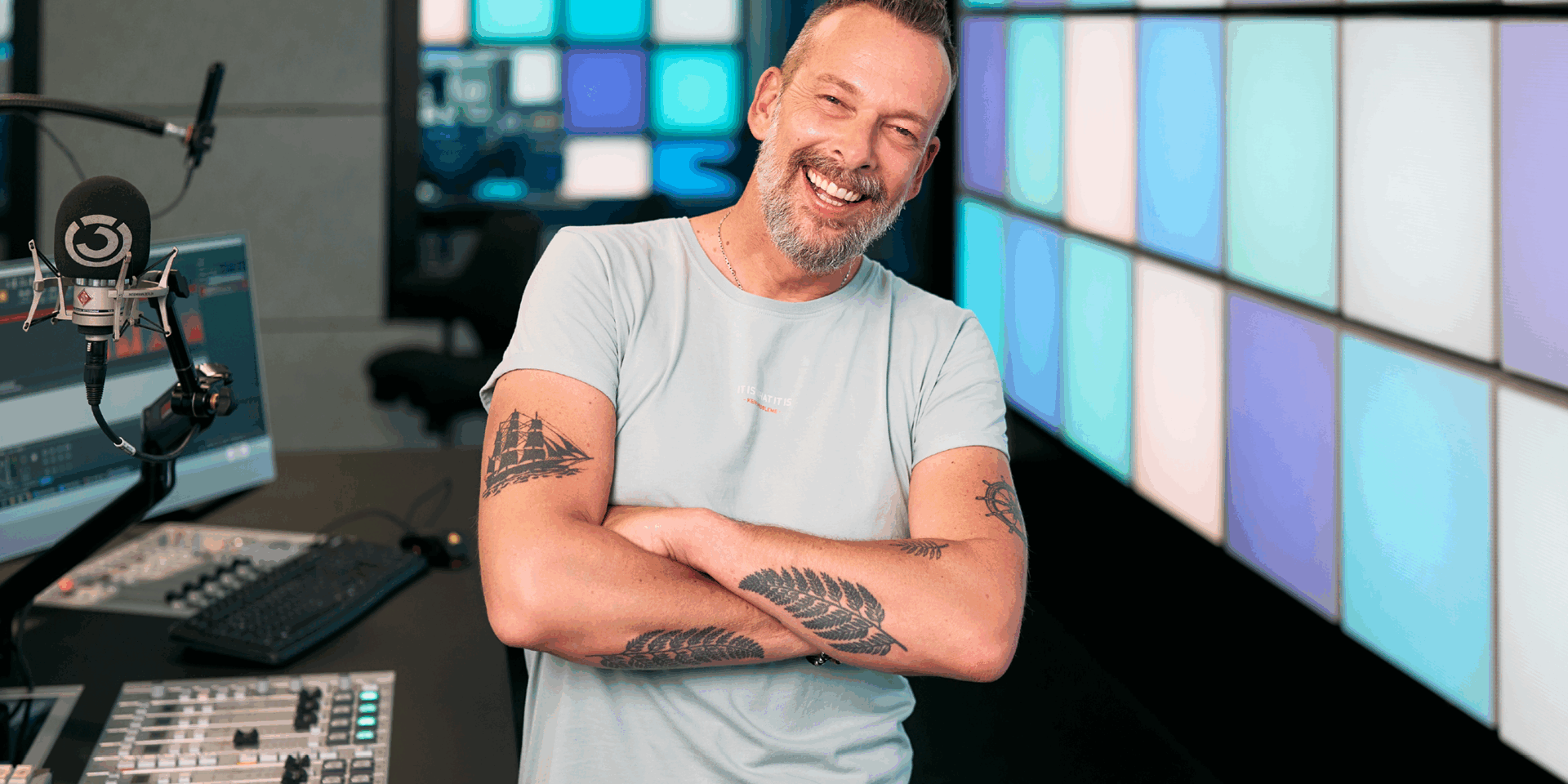 Moderator Robert Kratky im Ö3-Studio.