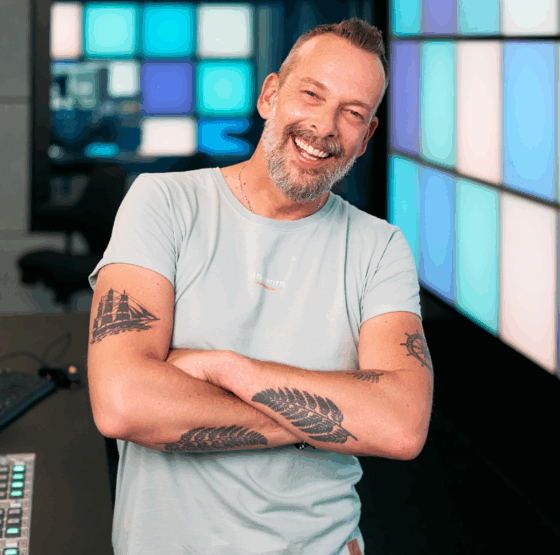 Moderator Robert Kratky im Ö3-Studio.