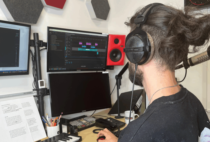 Praktikant Lukas Stolz / Studio A