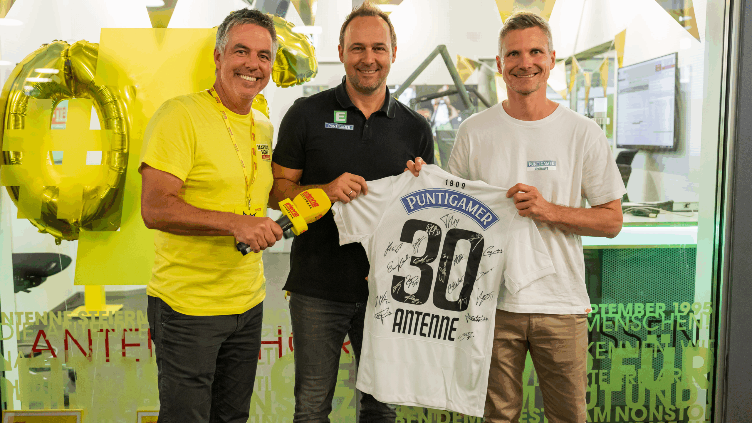 Sturm Graz bei der 30 Jahre Feier der Antenne Steiermark