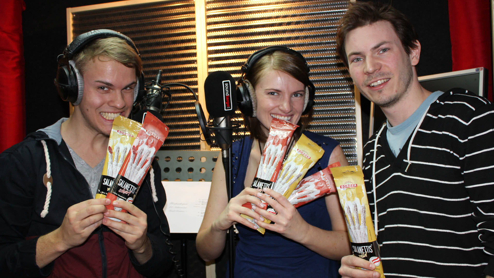 Die Salanettis Radiowerbung wurde in den soundlarge Studios in Graz produziert